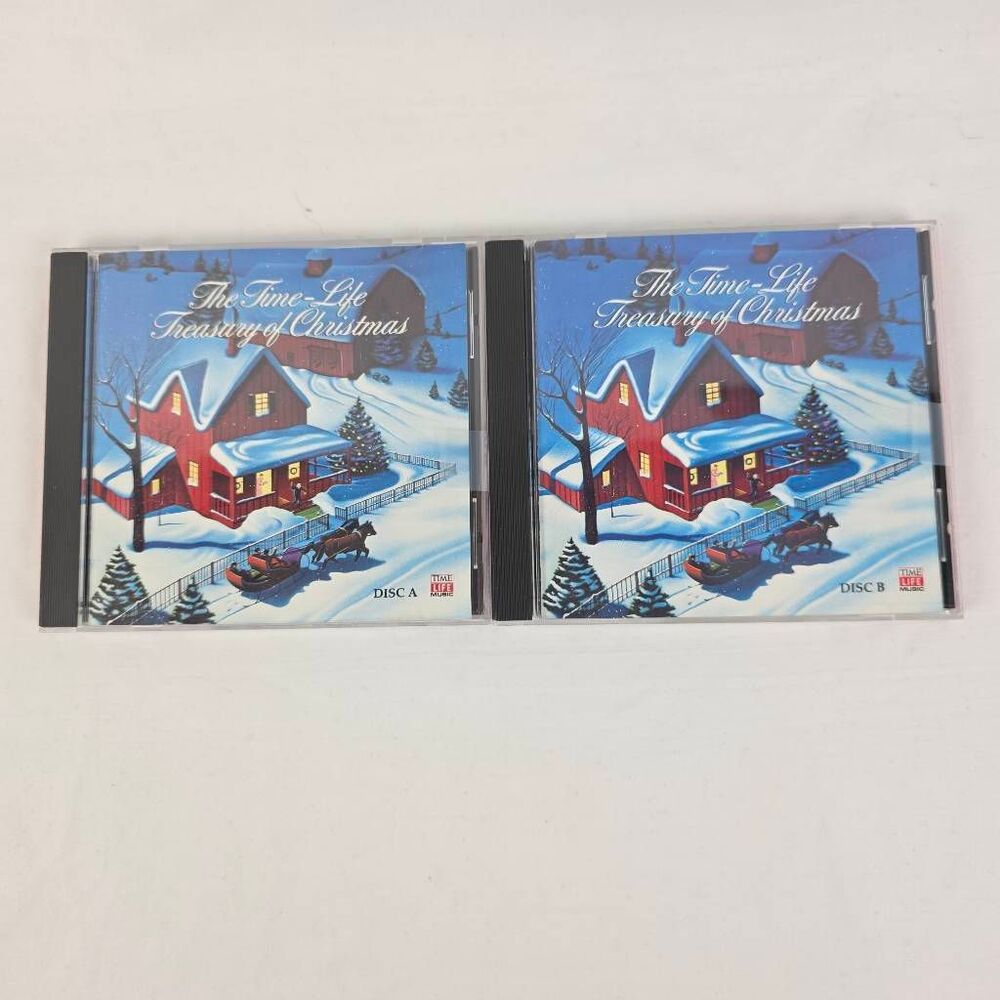 Time-Life Treasury of Christmas 2 CD Set Disc A B Holiday
